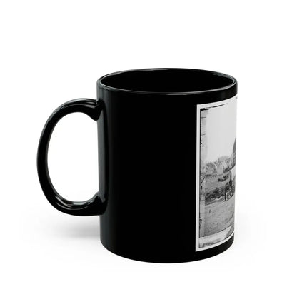 Savage Station, Va. Headquarters Of Gen. George B. Mcclellan On The Richmond & York River Railroad (U.S. Civil War) Black Coffee Mug - Go Mug Yourself