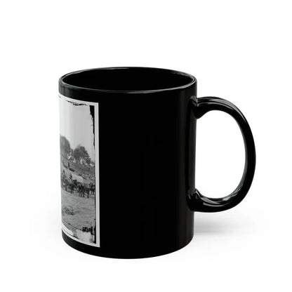 Savage Station, Va. Headquarters Of Gen. George B. Mcclellan On The Richmond & York River Railroad (U.S. Civil War) Black Coffee Mug - Go Mug Yourself