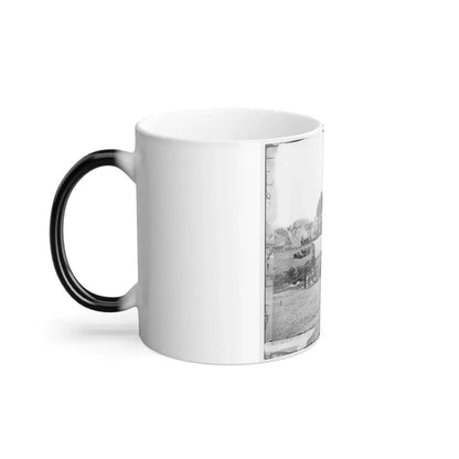 Savage Station, Va. Headquarters of Gen. George B. Mcclellan on the Richmond & York River Railroad (U.S. Civil War) Color Changing Coffee Mug 11oz - Go Mug Yourself
