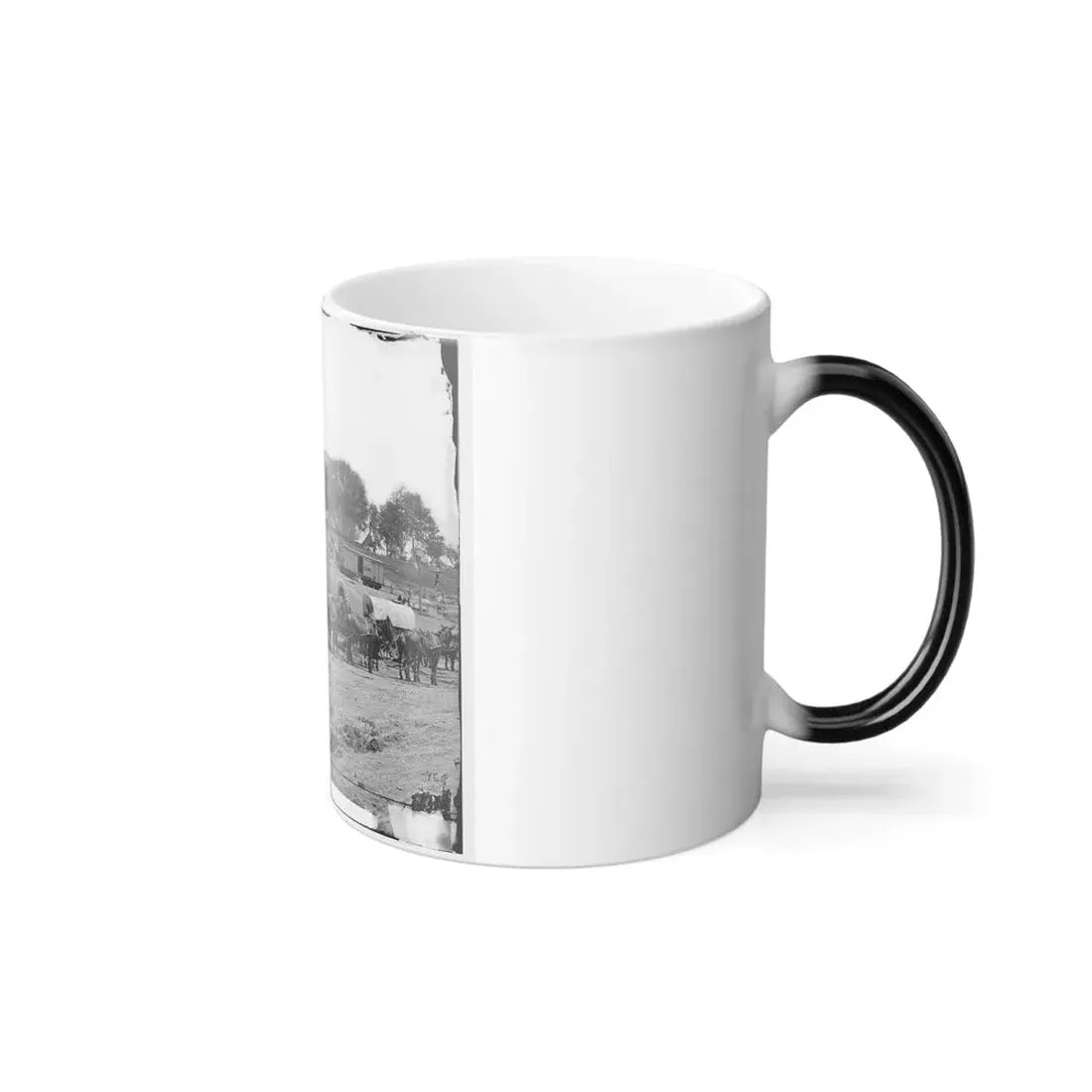 Savage Station, Va. Headquarters of Gen. George B. Mcclellan on the Richmond & York River Railroad (U.S. Civil War) Color Changing Coffee Mug 11oz - Go Mug Yourself