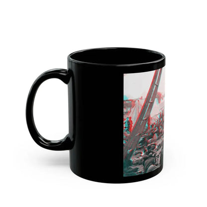 Savage Station, Va. Union Field Hospital After The Battle Of June 27, During The Civil War (U.S. Civil War) Black Coffee Mug - Go Mug Yourself