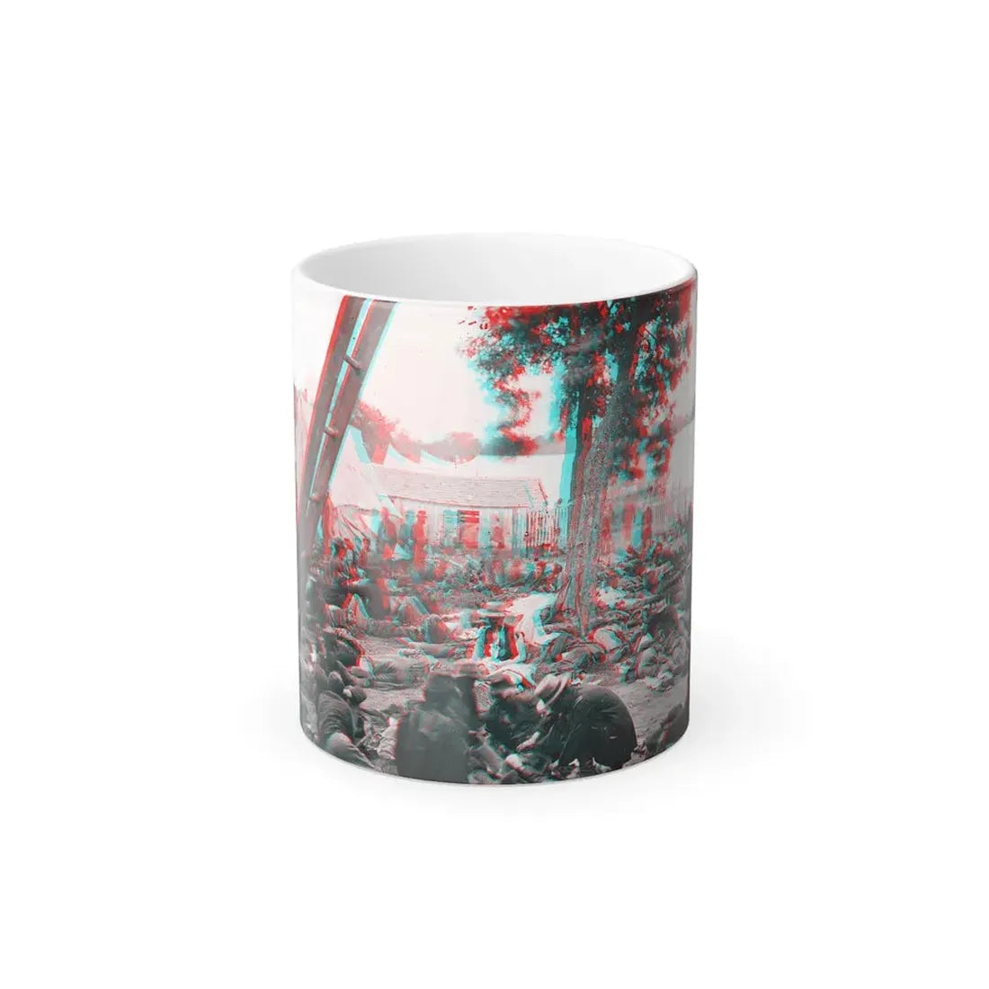 Savage Station, Va. Union Field Hospital After the Battle of June 27, During the Civil War (U.S. Civil War) Color Changing Coffee Mug 11oz Default Title 11oz - Go Mug Yourself