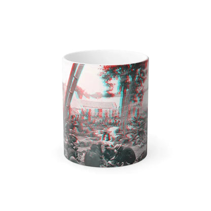 Savage Station, Va. Union Field Hospital After the Battle of June 27, During the Civil War (U.S. Civil War) Color Changing Coffee Mug 11oz Default Title 11oz - Go Mug Yourself