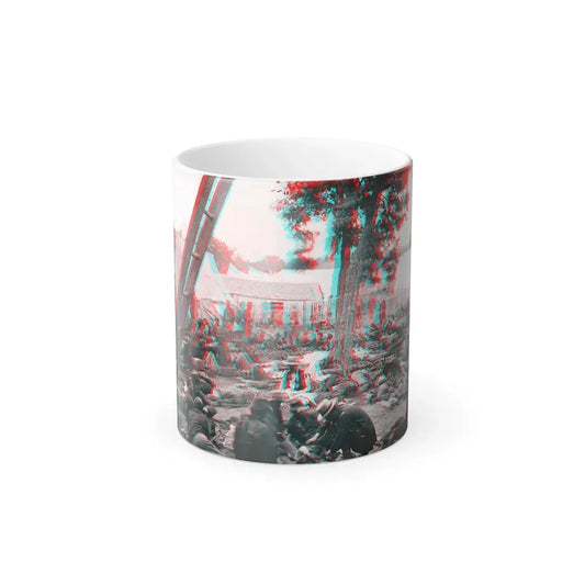 Savage Station, Va. Union Field Hospital After the Battle of June 27, During the Civil War (U.S. Civil War) Color Changing Coffee Mug 11oz Default Title 11oz - Go Mug Yourself