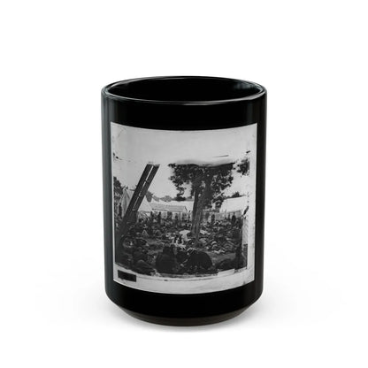 Savage Station, Va. Field Hospital After The Battle Of June 27 (U.S. Civil War) Black Coffee Mug-15oz-Go Mug Yourself