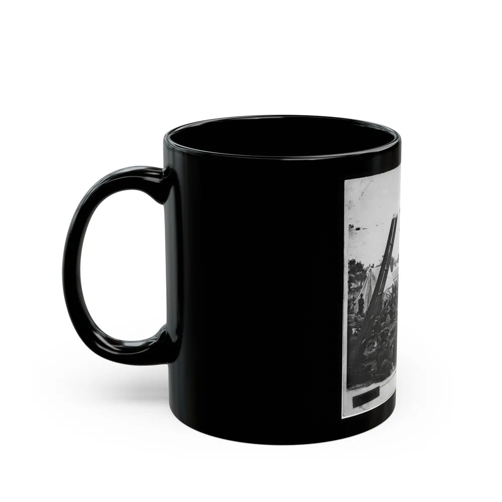 Savage Station, Va. Field Hospital After The Battle Of June 27 (U.S. Civil War) Black Coffee Mug-Go Mug Yourself