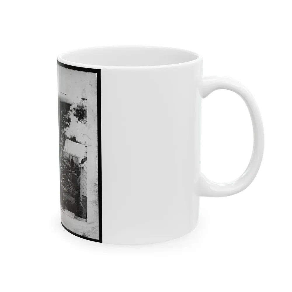 Savage Station, Va. Field Hospital After The Battle Of June 27 (U.S. Civil War) White Coffee Mug-Go Mug Yourself