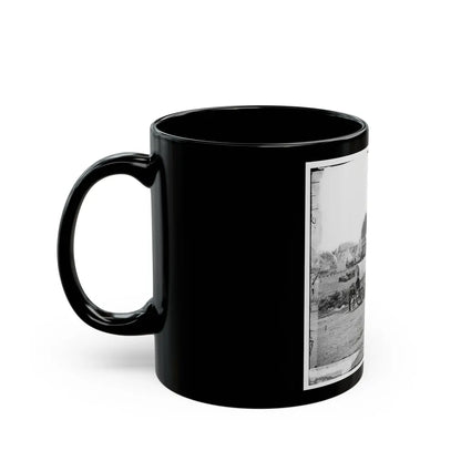 Savage Station, Va. Headquarters Of Gen. George B. Mcclellan On The Richmond & York River Railroad (U.S. Civil War) Black Coffee Mug-Go Mug Yourself
