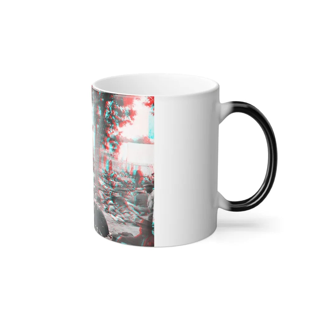 Savage Station, Va. Union Field Hospital After the Battle of June 27, During the Civil War (U.S. Civil War) Color Changing Coffee Mug 11oz-Go Mug Yourself