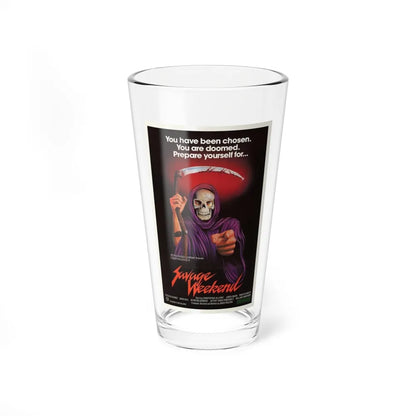 SAVAGE WEEKEND 1979 Movie Poster - Pint Glass 16oz-16oz-Go Mug Yourself