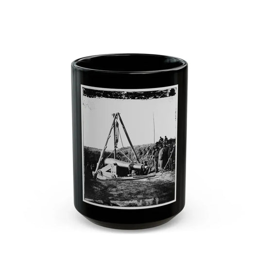 Savannah, Ga., Vicinity. Army Engineers Removing 8-Inch Columbiad Gun From Fort Mcallister (U.S. Civil War) Black Coffee Mug 15oz - Go Mug Yourself