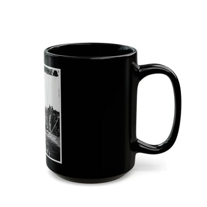 Savannah, Ga., Vicinity. Army Engineers Removing 8-Inch Columbiad Gun From Fort Mcallister (U.S. Civil War) Black Coffee Mug - Go Mug Yourself