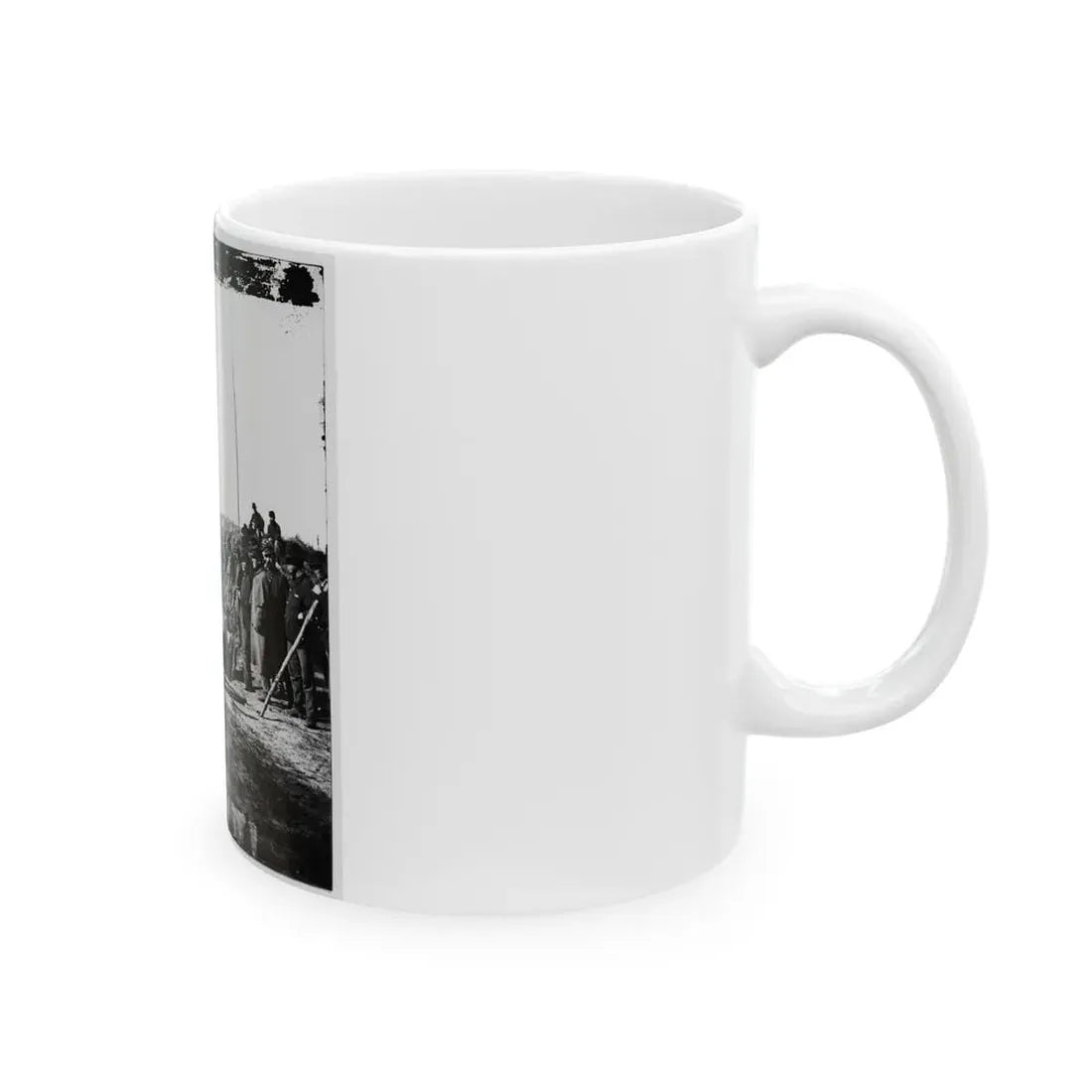 Savannah, Ga., Vicinity. Army Engineers Removing 8-Inch Columbiad Gun From Fort Mcallister (U.S. Civil War) White Coffee Mug - Go Mug Yourself