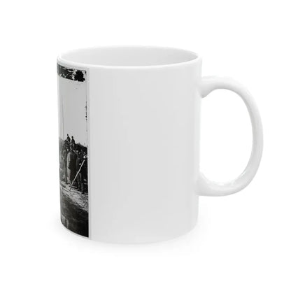 Savannah, Ga., Vicinity. Army Engineers Removing 8-Inch Columbiad Gun From Fort Mcallister (U.S. Civil War) White Coffee Mug - Go Mug Yourself