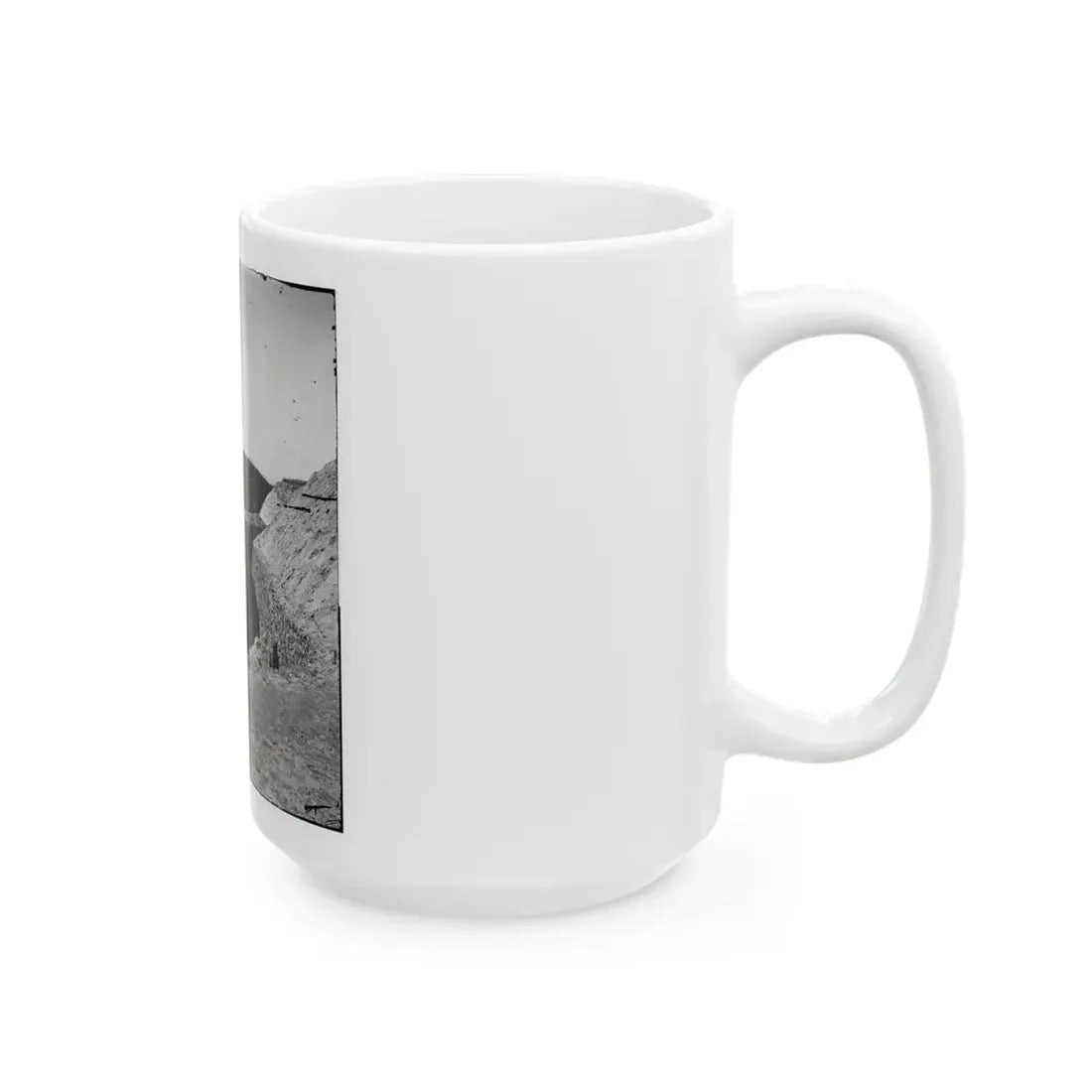 Savannah, Ga., Vicinity. Confederate Gun At Fort Mcallister (U.S. Civil War) White Coffee Mug - Go Mug Yourself