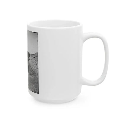 Savannah, Ga., Vicinity. Confederate Gun At Fort Mcallister (U.S. Civil War) White Coffee Mug - Go Mug Yourself