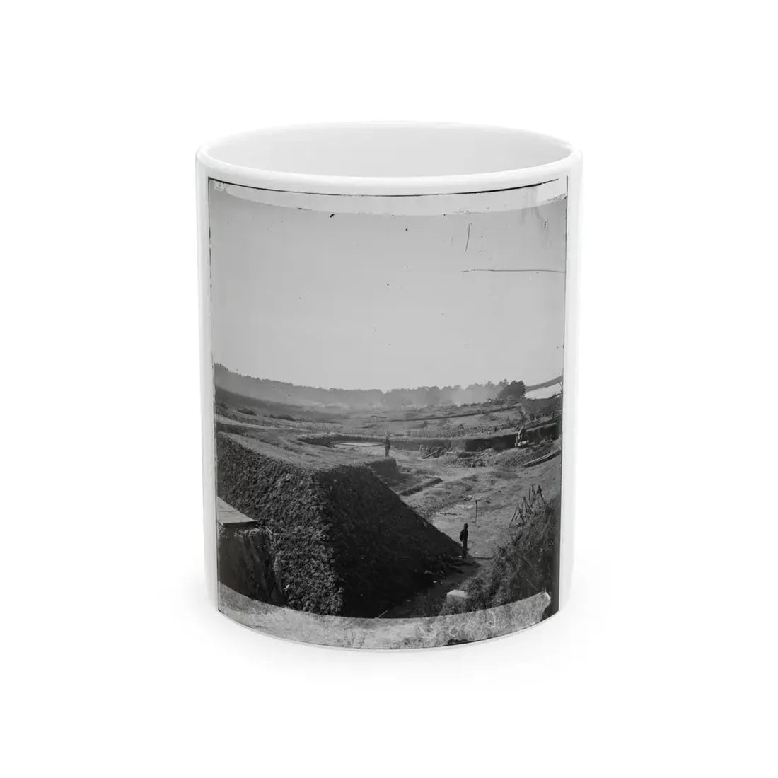 Savannah, Ga., Vicinity. Fort Mcallister; Another View (U.S. Civil War) White Coffee Mug 11oz - Go Mug Yourself