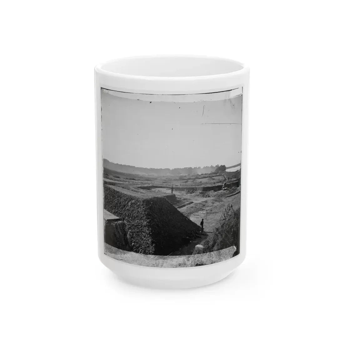 Savannah, Ga., Vicinity. Fort Mcallister; Another View (U.S. Civil War) White Coffee Mug 15oz - Go Mug Yourself