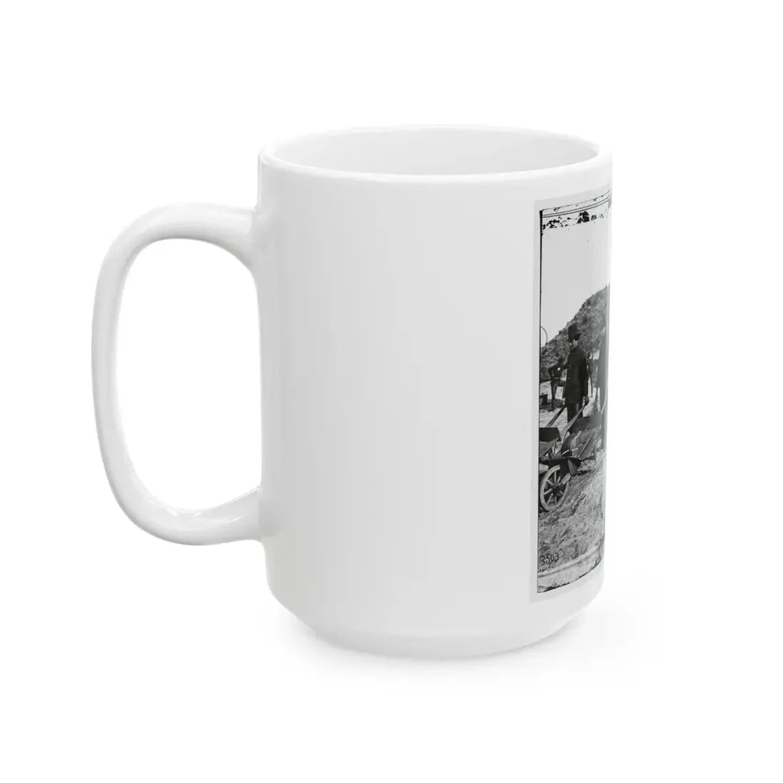 Savannah, Ga., Vicinity. Sherman's Troops Removing Ammunition From Fort Mcallister In Wheelbarrows (U.S. Civil War) White Coffee Mug - Go Mug Yourself