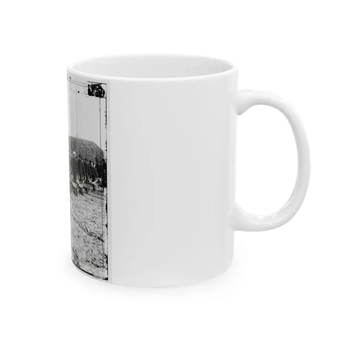 Savannah, Ga., Vicinity. Sherman's Troops Removing Ammunition From Fort Mcallister In Wheelbarrows (U.S. Civil War) White Coffee Mug - Go Mug Yourself