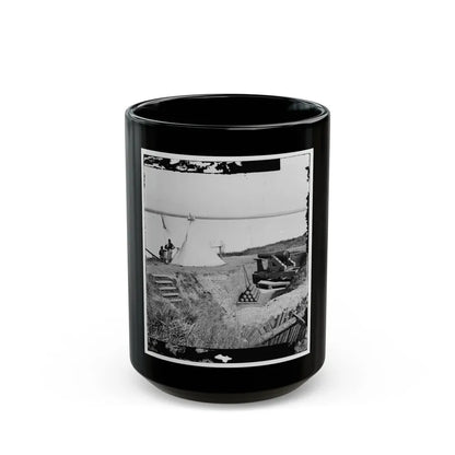 Savannah, Ga., Vicinity. Signal Station On The Ogeechee At Fort Mcallister (U.S. Civil War) Black Coffee Mug 15oz - Go Mug Yourself