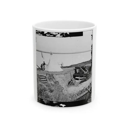 Savannah, Ga., Vicinity. Signal Station On The Ogeechee At Fort Mcallister (U.S. Civil War) White Coffee Mug 11oz - Go Mug Yourself