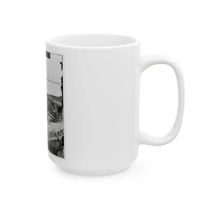 Savannah, Ga., Vicinity. Signal Station On The Ogeechee At Fort Mcallister (U.S. Civil War) White Coffee Mug - Go Mug Yourself