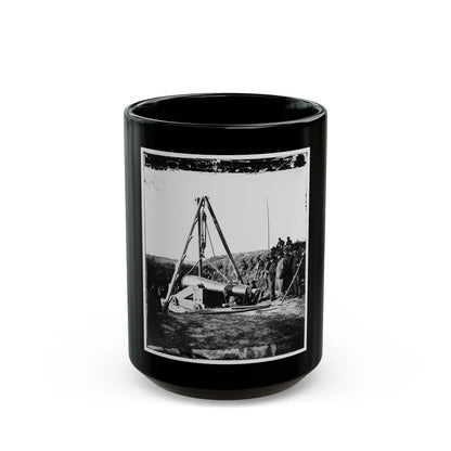 Savannah, Ga., Vicinity. Army Engineers Removing 8-Inch Columbiad Gun From Fort Mcallister (U.S. Civil War) Black Coffee Mug-15oz-Go Mug Yourself