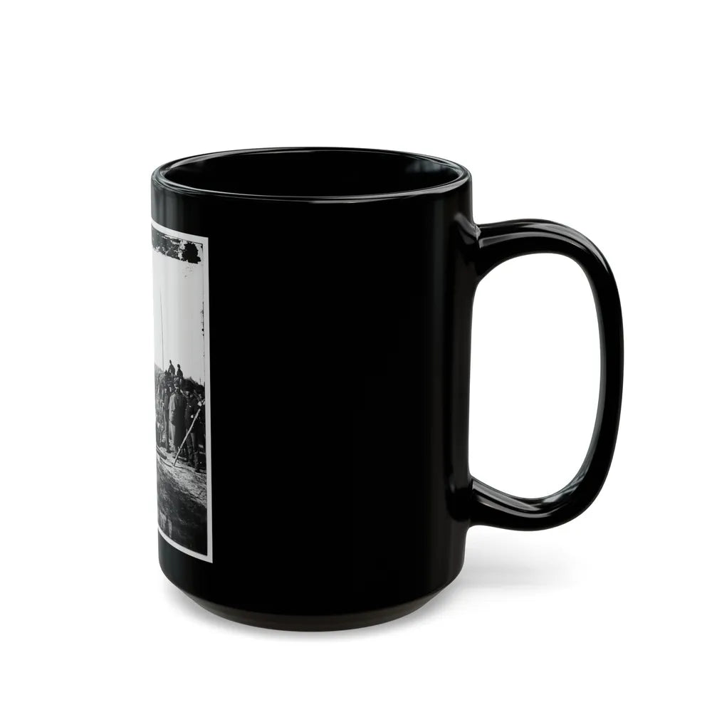 Savannah, Ga., Vicinity. Army Engineers Removing 8-Inch Columbiad Gun From Fort Mcallister (U.S. Civil War) Black Coffee Mug-Go Mug Yourself