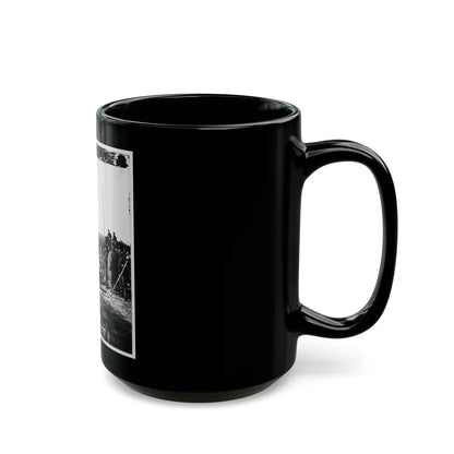 Savannah, Ga., Vicinity. Army Engineers Removing 8-Inch Columbiad Gun From Fort Mcallister (U.S. Civil War) Black Coffee Mug-Go Mug Yourself
