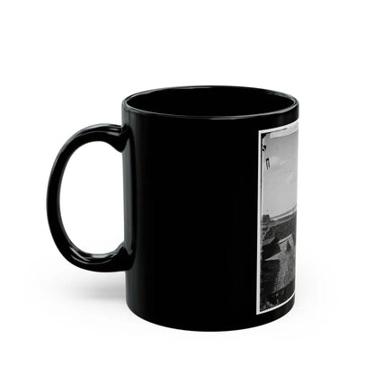 Savannah, Ga., Vicinity. Interior View Of Fort Mcallister, 14 Miles South Of The City; The Ogeechee River Beyond (U.S. Civil War) Black Coffee Mug-Go Mug Yourself