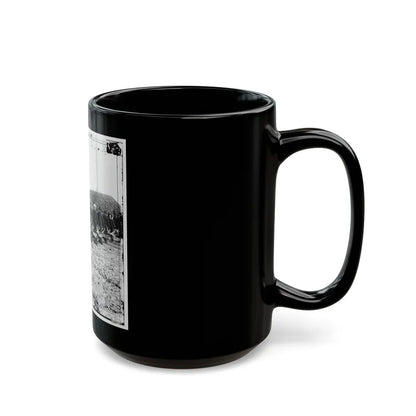 Savannah, Ga., Vicinity. Sherman's Troops Removing Ammunition From Fort Mcallister In Wheelbarrows (U.S. Civil War) Black Coffee Mug-Go Mug Yourself