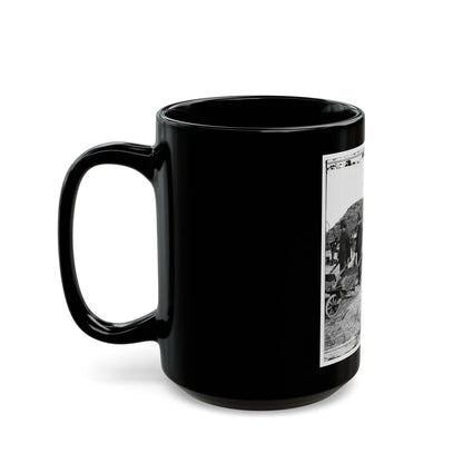 Savannah, Ga., Vicinity. Sherman's Troops Removing Ammunition From Fort Mcallister In Wheelbarrows (U.S. Civil War) Black Coffee Mug-Go Mug Yourself