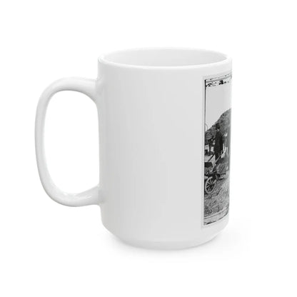 Savannah, Ga., Vicinity. Sherman's Troops Removing Ammunition From Fort Mcallister In Wheelbarrows (U.S. Civil War) White Coffee Mug-Go Mug Yourself
