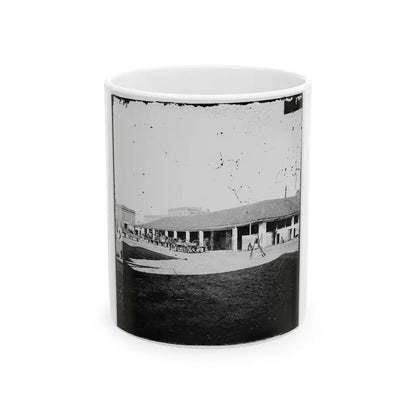 Savannah, Georgia (Vicinity). Market Place (U.S. Civil War) White Coffee Mug 11oz - Go Mug Yourself