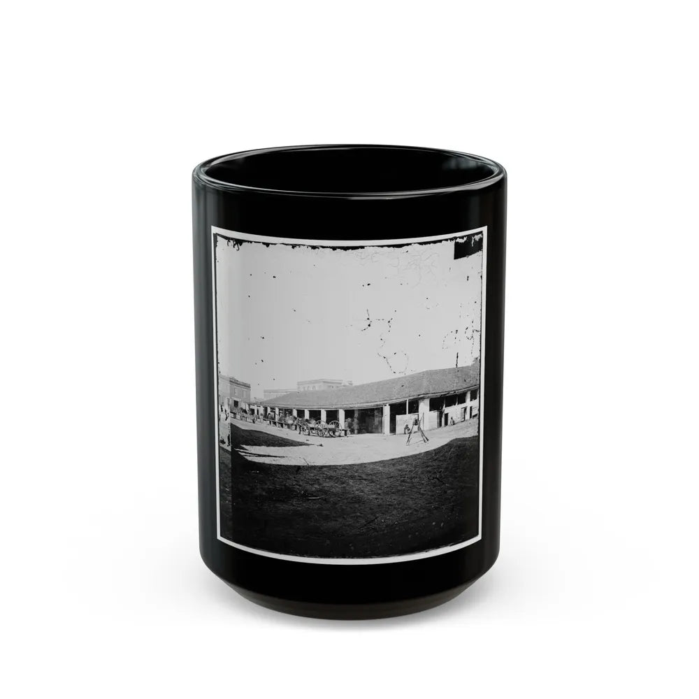 Savannah, Georgia (Vicinity). Market Place (U.S. Civil War) Black Coffee Mug-15oz-Go Mug Yourself