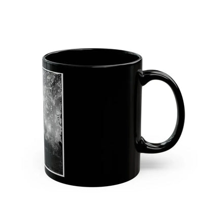 Savannah, Georgia. View Of Cemetery (U.S. Civil War) Black Coffee Mug - Go Mug Yourself