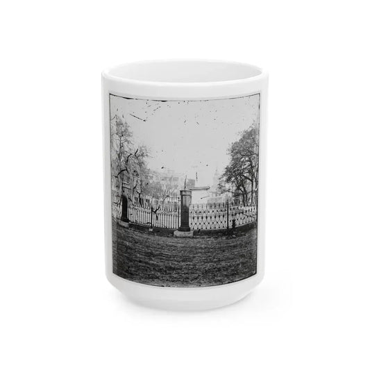 Savannah, Georgia. View (U.S. Civil War) White Coffee Mug 15oz - Go Mug Yourself