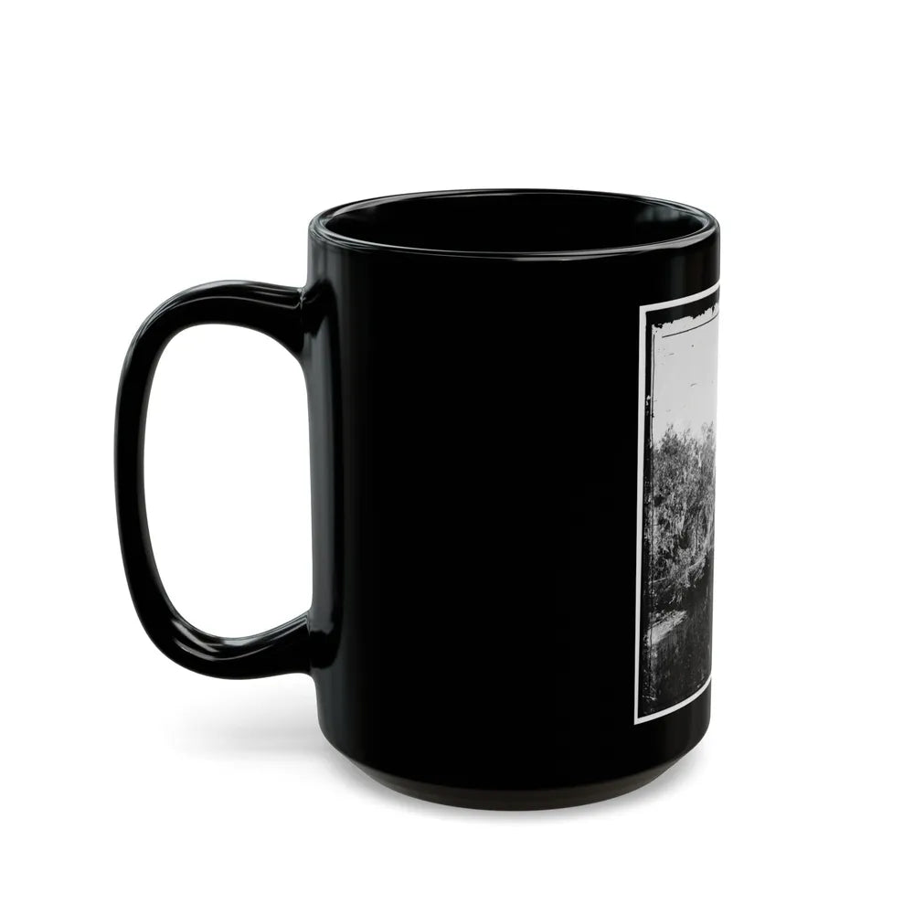 Savannah, Georgia. Bridge Over Stream (U.S. Civil War) Black Coffee Mug-Go Mug Yourself