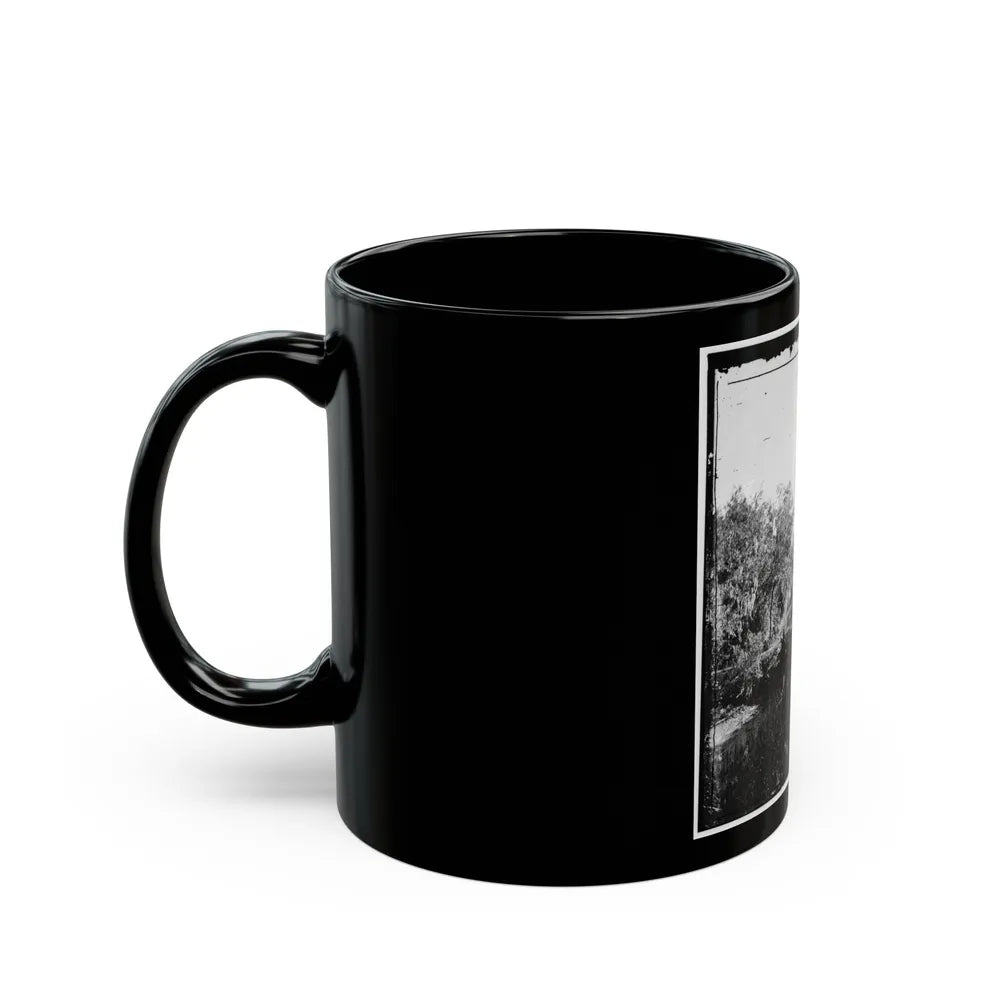 Savannah, Georgia. Bridge Over Stream (U.S. Civil War) Black Coffee Mug-Go Mug Yourself