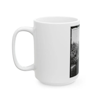 Savannah, Georgia. Bridge Over Stream (U.S. Civil War) White Coffee Mug-Go Mug Yourself