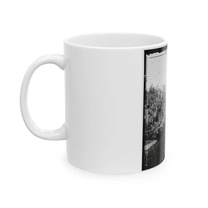 Savannah, Georgia. Bridge Over Stream (U.S. Civil War) White Coffee Mug-Go Mug Yourself