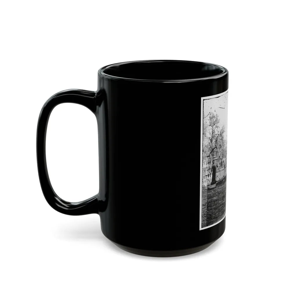 Savannah, Georgia. View (U.S. Civil War) Black Coffee Mug-Go Mug Yourself