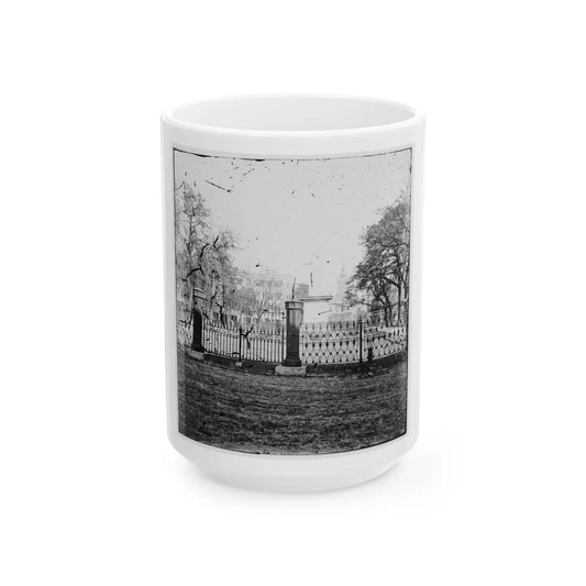 Savannah, Georgia. View (U.S. Civil War) White Coffee Mug-15oz-Go Mug Yourself