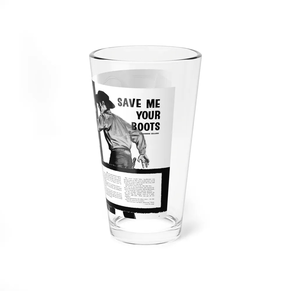 Save Me Your Boots, Adam magazine, November 1959 (Magazine Illustration) Pint Glass 16oz-Go Mug Yourself