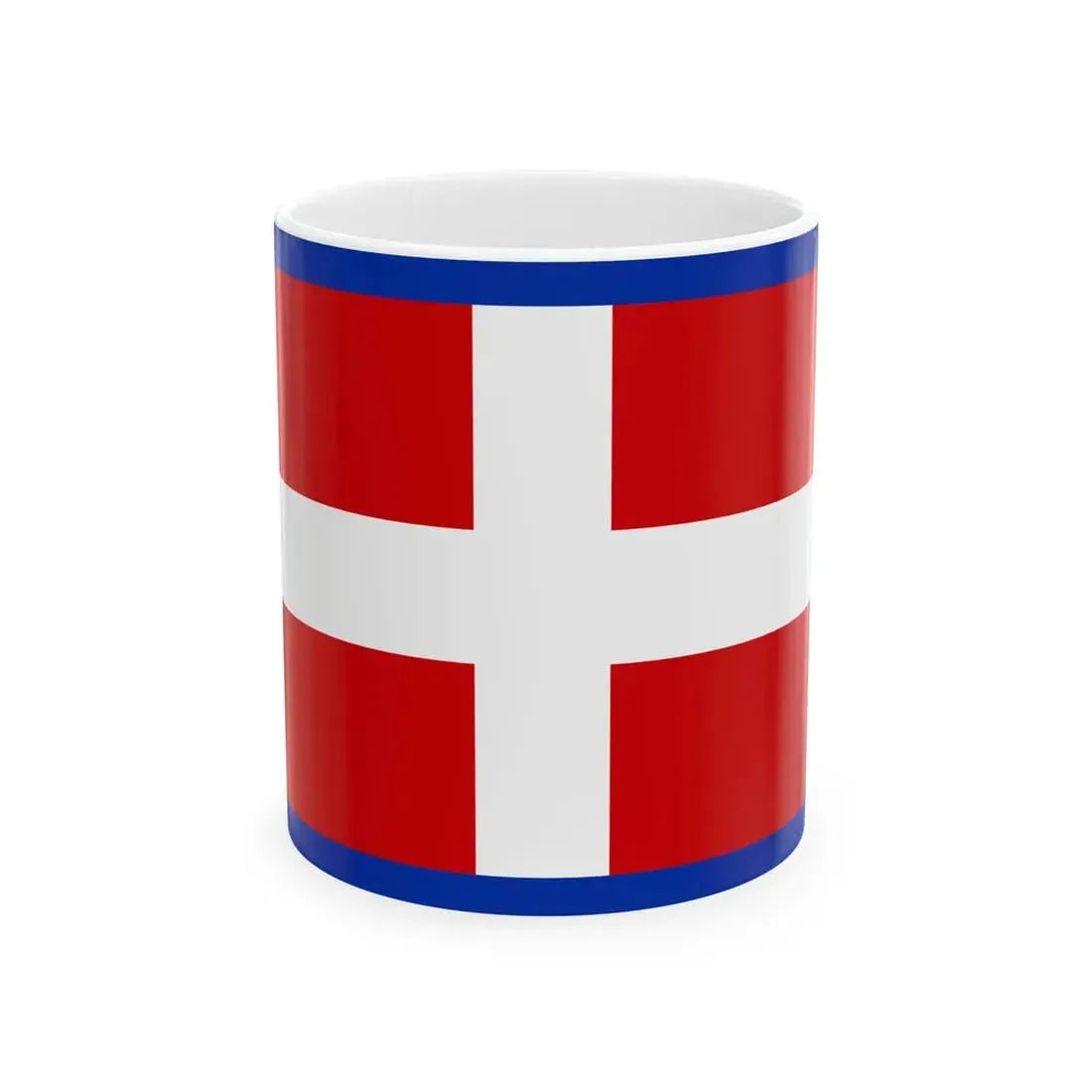 Savoyard flag (Italy) White Coffee Mug 11oz - Go Mug Yourself