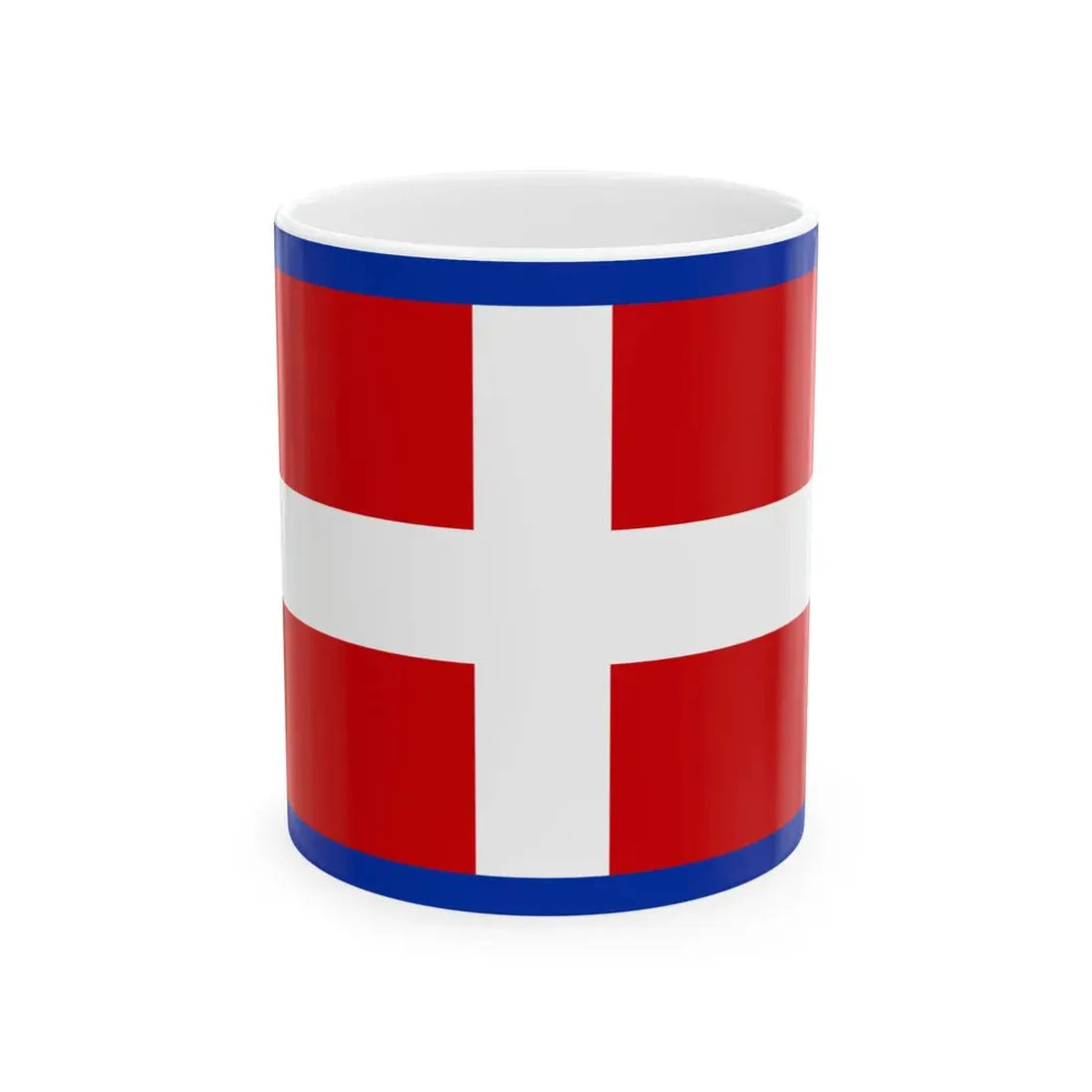 Savoyard flag (Italy) White Coffee Mug 11oz - Go Mug Yourself