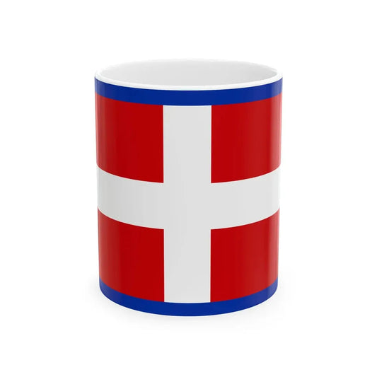 Savoyard flag (Italy) White Coffee Mug 11oz - Go Mug Yourself