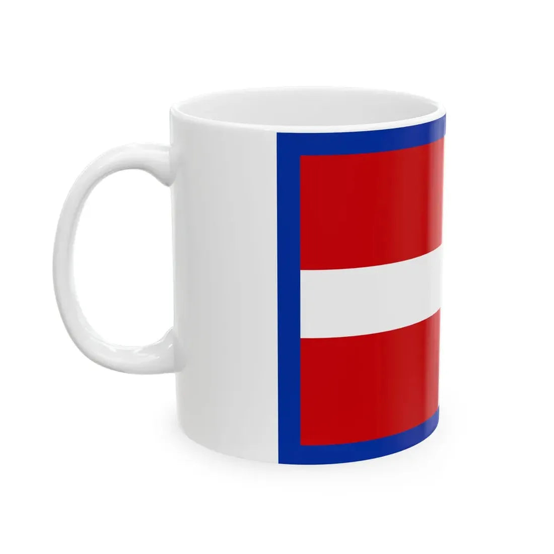 Savoyard flag (Italy) White Coffee Mug - Go Mug Yourself