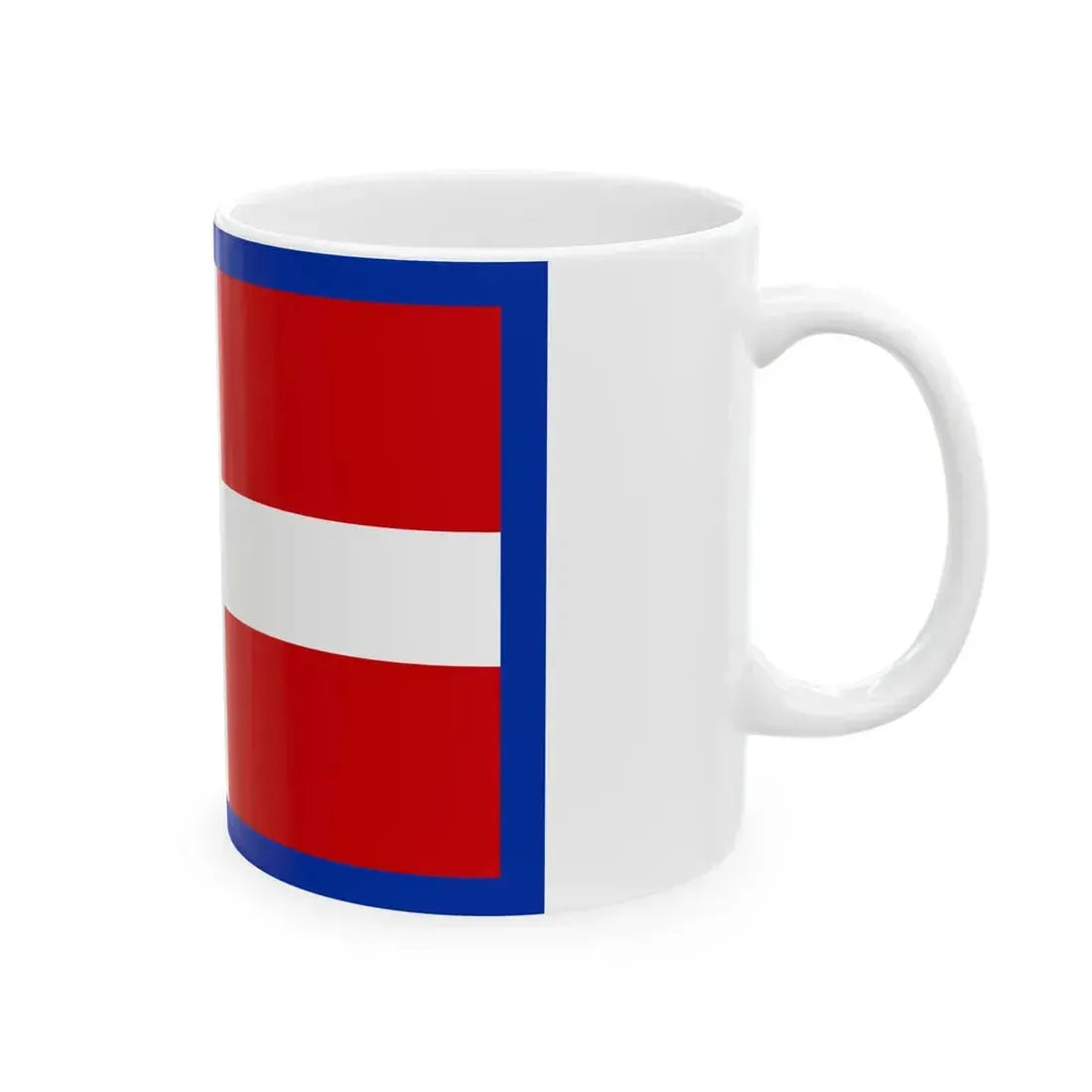 Savoyard flag (Italy) White Coffee Mug - Go Mug Yourself